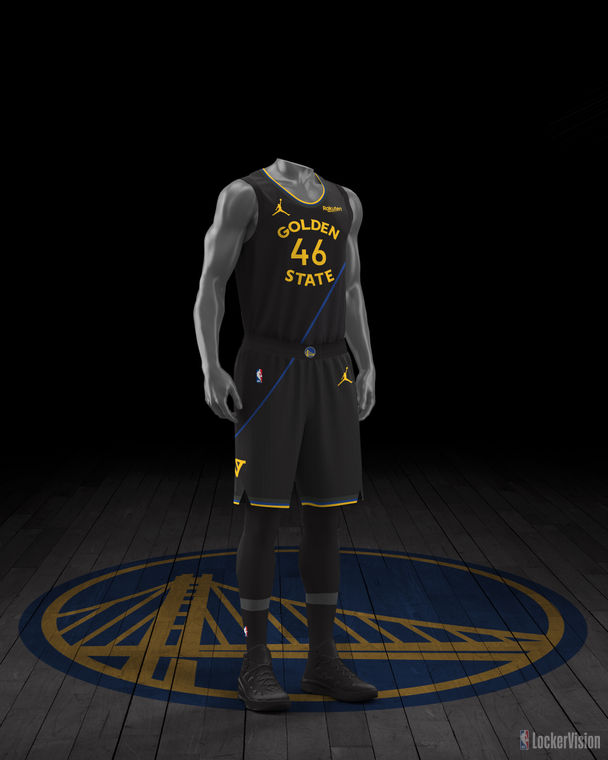 新品未使用！タグ付き☆NBA WARRIORS ユニフォーム☆ NBA LockerVision - Golden State Warriors - Statement Edition